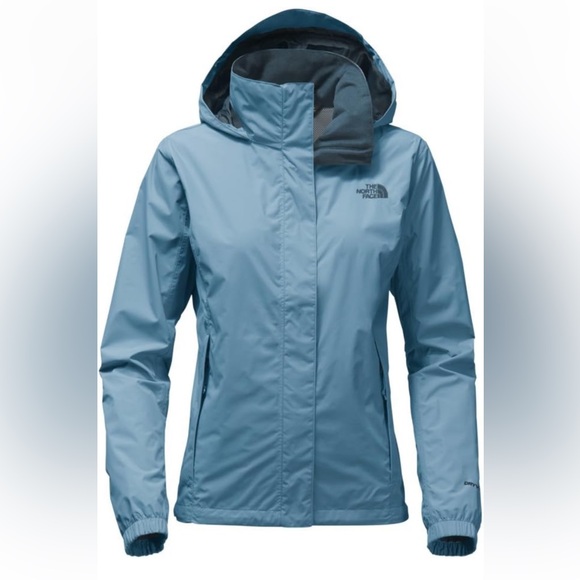 The North Face Women's Resolve Rain Jacket Blue   Xl - Picture 2 of 6